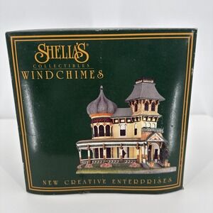 Shelia's Collectibles WIND CHIME Morey Mansion Redlands CA NWT Decor Patio Porch